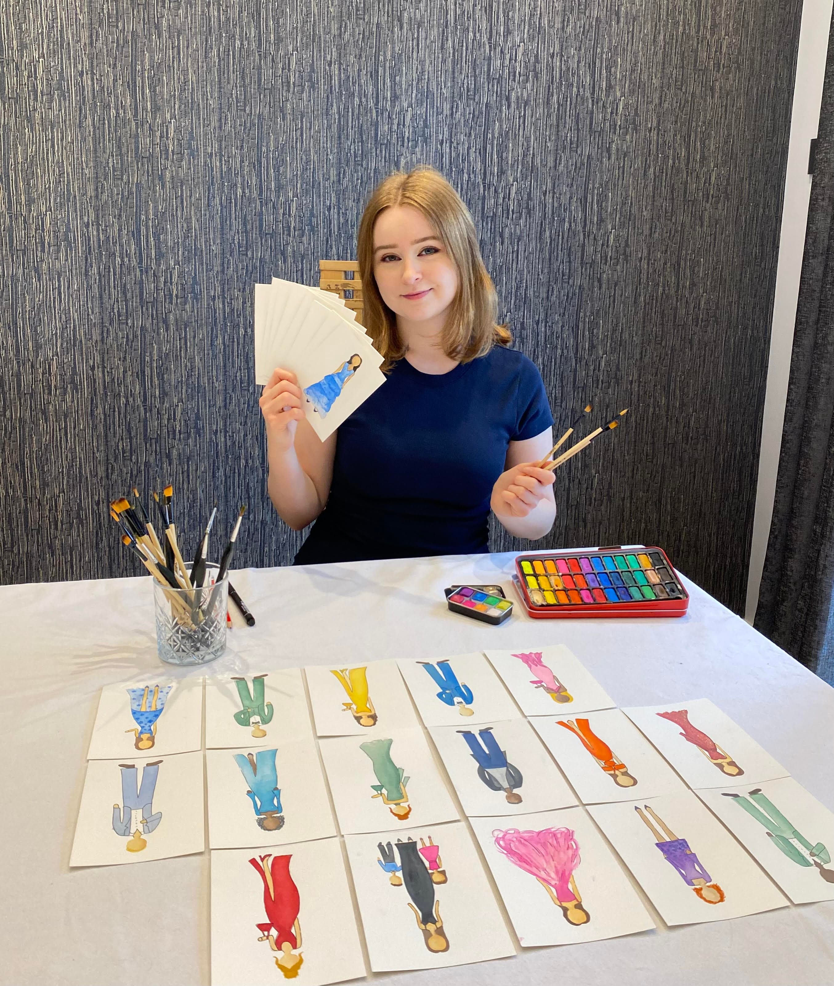 Katie — the illustrator behind Moment Muse